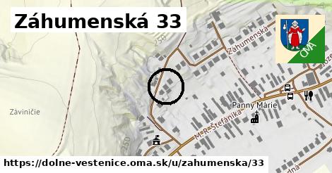 Záhumenská 33, Dolné Vestenice