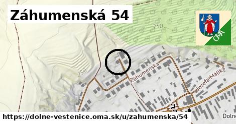 Záhumenská 54, Dolné Vestenice