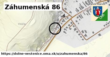 Záhumenská 86, Dolné Vestenice