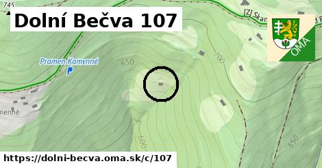 Dolní Bečva <span class="supisne">107</span>