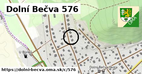 Dolní Bečva <span class="supisne">576</span>