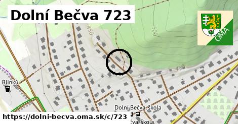 Dolní Bečva <span class="supisne">723</span>