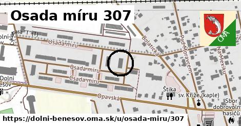 Osada míru 307, Dolní Benešov