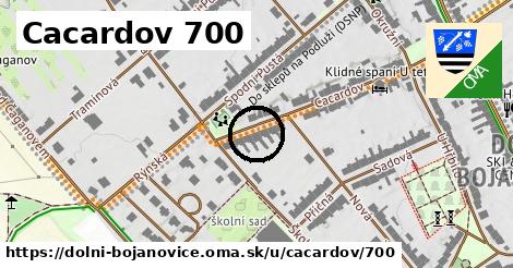 Cacardov 700, Dolní Bojanovice