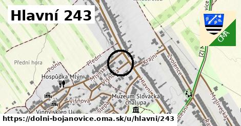 Hlavní 243, Dolní Bojanovice