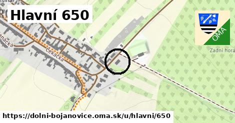 Hlavní 650, Dolní Bojanovice