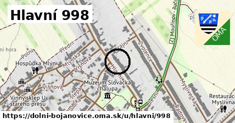 Hlavní 998, Dolní Bojanovice