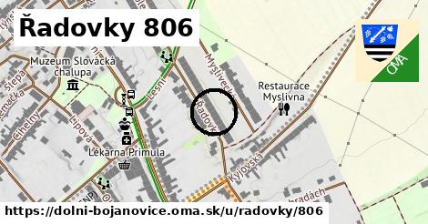 Řadovky 806, Dolní Bojanovice