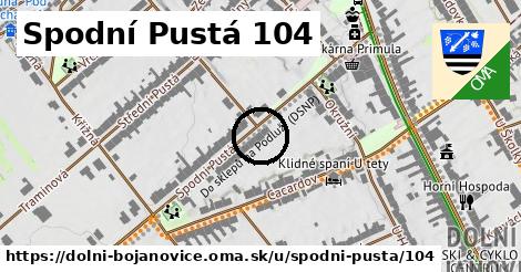 Spodní Pustá 104, Dolní Bojanovice