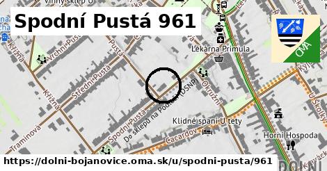 Spodní Pustá 961, Dolní Bojanovice