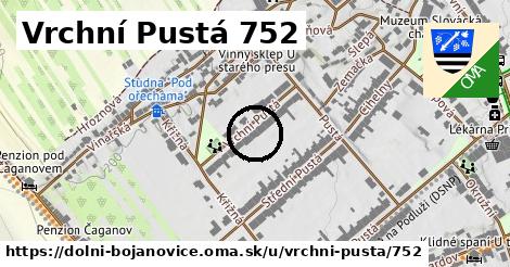 Vrchní Pustá 752, Dolní Bojanovice