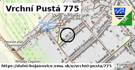 Vrchní Pustá 775, Dolní Bojanovice