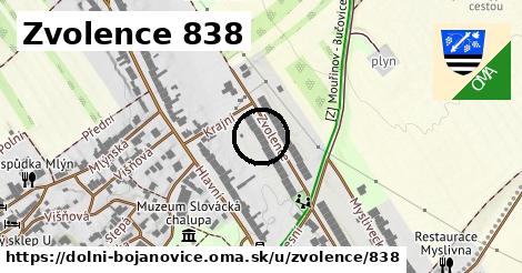 Zvolence 838, Dolní Bojanovice