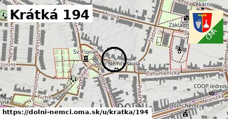 Krátká 194, Dolní Němčí