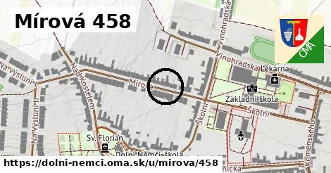 Mírová 458, Dolní Němčí