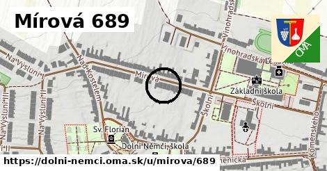 Mírová 689, Dolní Němčí