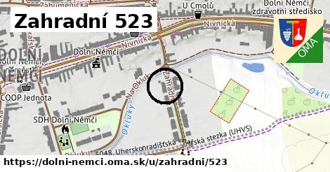 Zahradní 523, Dolní Němčí