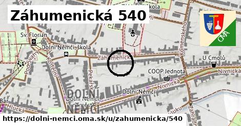 Záhumenická 540, Dolní Němčí