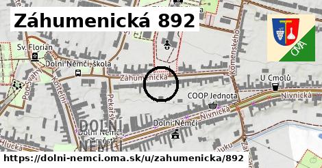 Záhumenická 892, Dolní Němčí