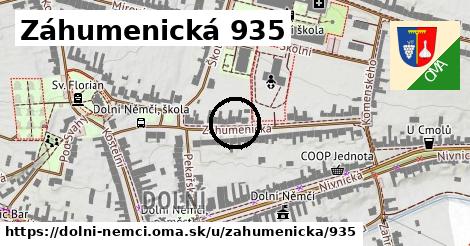 Záhumenická 935, Dolní Němčí