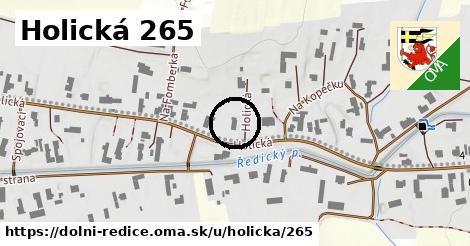 Holická 265, Dolní Ředice