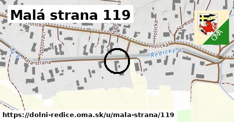 Malá strana 119, Dolní Ředice