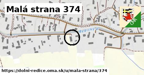 Malá strana 374, Dolní Ředice