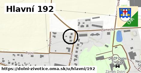 Hlavní 192, Dolní Životice