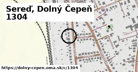 Sereď, Dolný Čepeň <span class="supisne">1304</span>