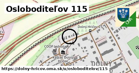 Osloboditeľov 115, Dolný Hričov