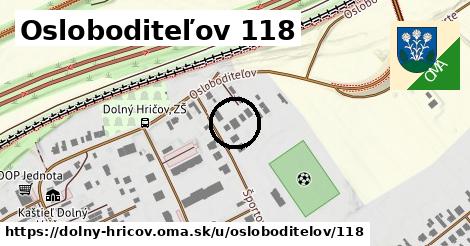 Osloboditeľov 118, Dolný Hričov