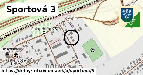 Športová 3, Dolný Hričov