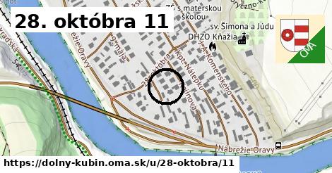 28. októbra 11, Dolný Kubín