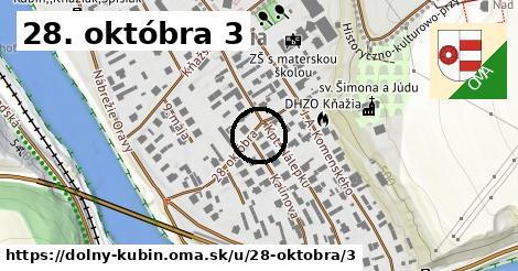 28. októbra 3, Dolný Kubín