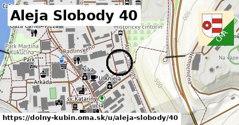 Aleja Slobody 40, Dolný Kubín