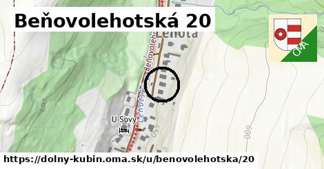 Beňovolehotská 20, Dolný Kubín