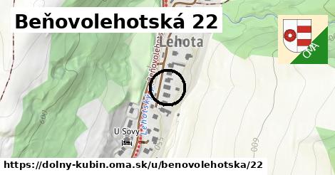 Beňovolehotská 22, Dolný Kubín