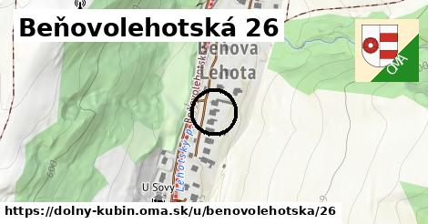 Beňovolehotská 26, Dolný Kubín