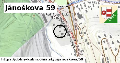 Jánoškova 59, Dolný Kubín