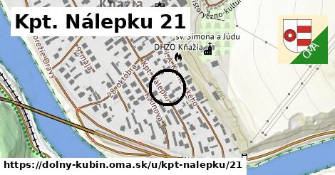 Kpt. Nálepku 21, Dolný Kubín