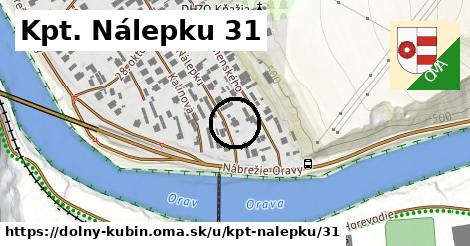 Kpt. Nálepku 31, Dolný Kubín