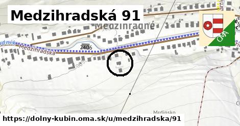 Medzihradská 91, Dolný Kubín