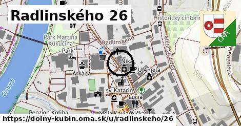 Radlinského 26, Dolný Kubín