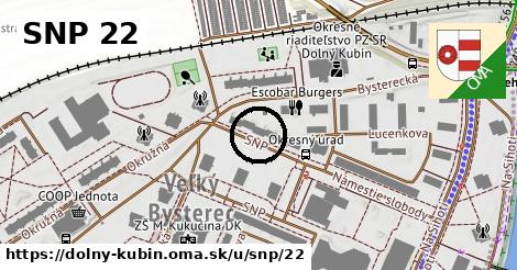 SNP 22, Dolný Kubín
