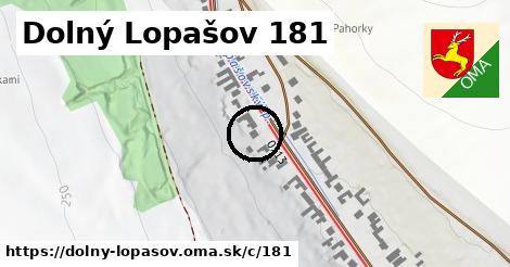 Dolný Lopašov <span class="supisne">181</span>