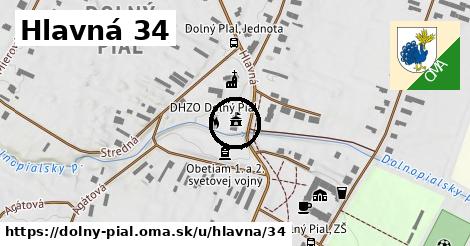 Hlavná 34, Dolný Pial