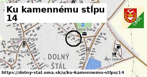 Ku kamennému stĺpu 14, Dolný Štál
