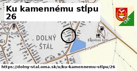 Ku kamennému stĺpu 26, Dolný Štál