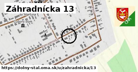 Záhradnícka 13, Dolný Štál