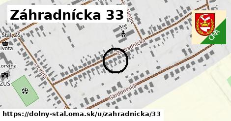 Záhradnícka 33, Dolný Štál